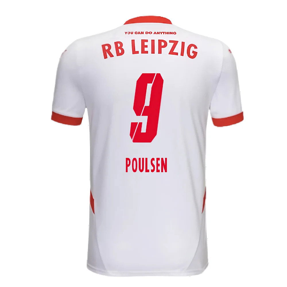 2024-2025 Red Bull Leipzig Home Shirt (Kids) (Poulsen 9)_2