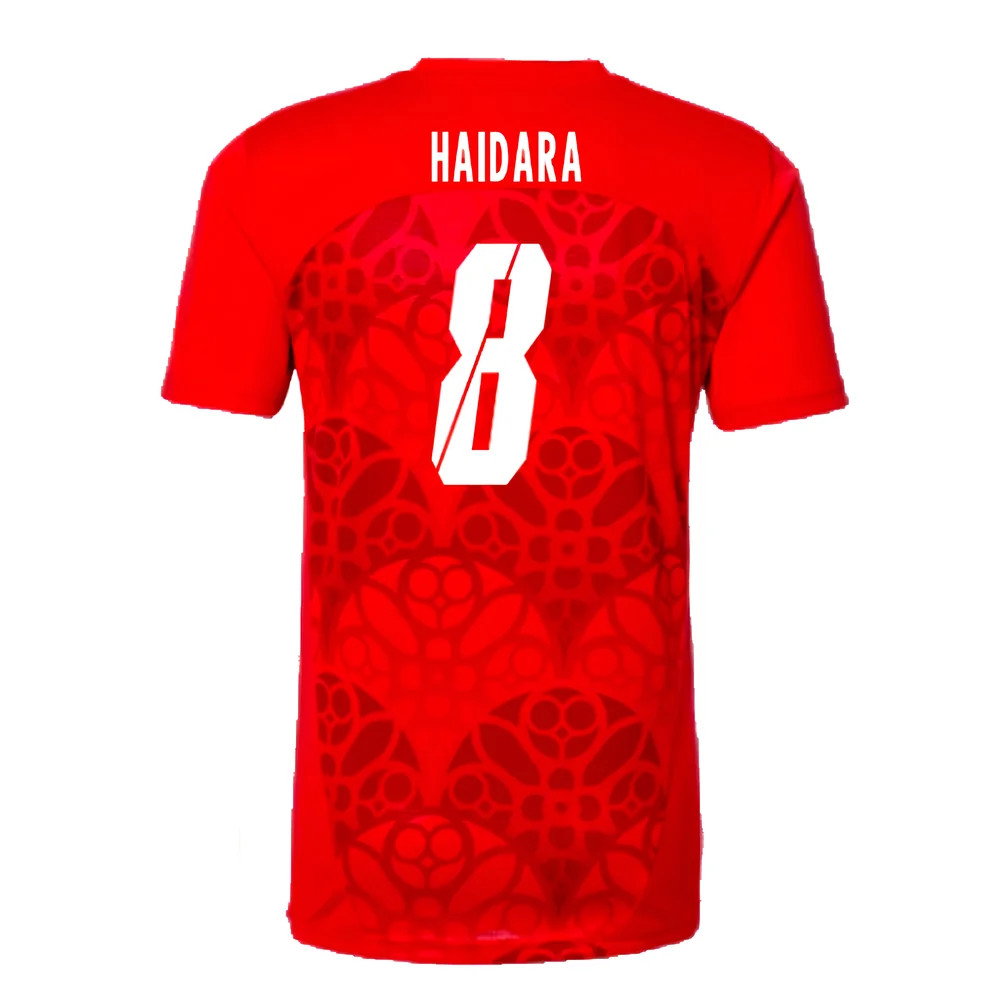2024-2025 Red Bull Leipzig Pre-Match Shirt (Red) (Haidara 8)_2