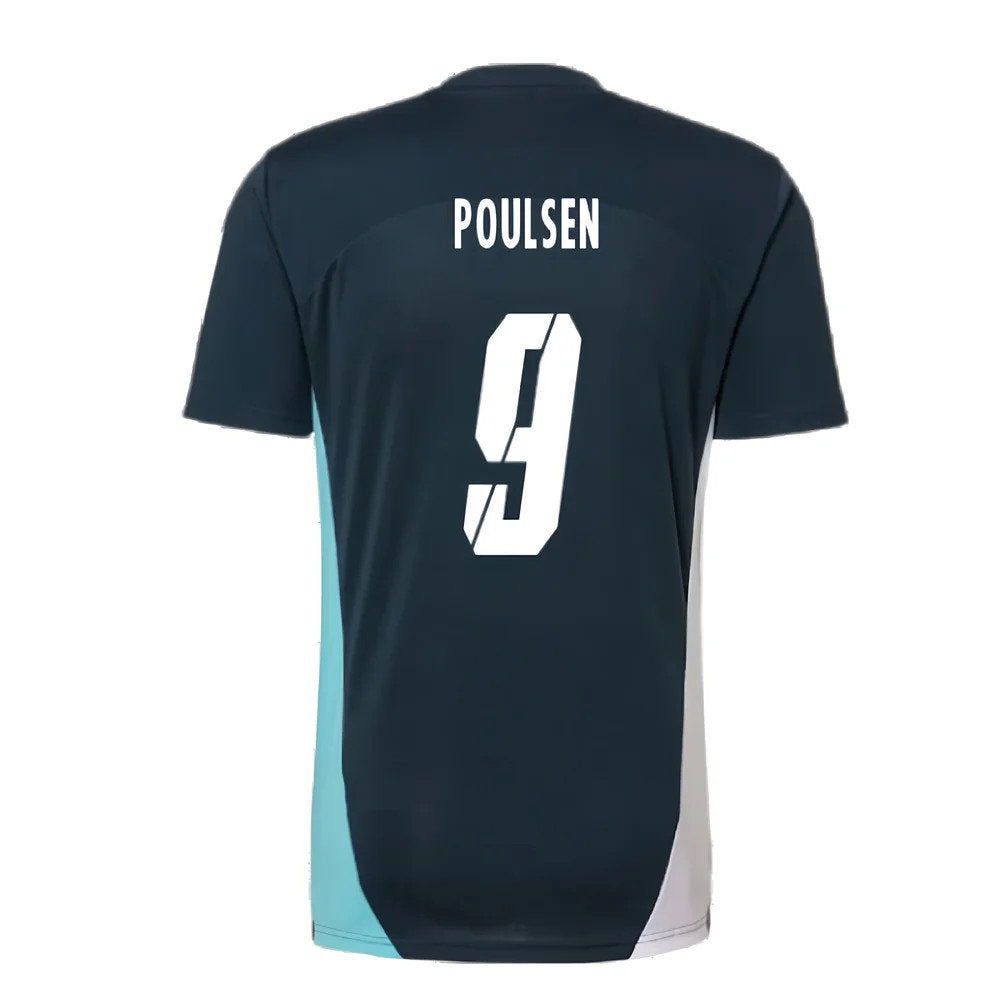 2024-2025 Red Bull Leipzig Training Shirt (Dark Night) (Poulsen 9)_2