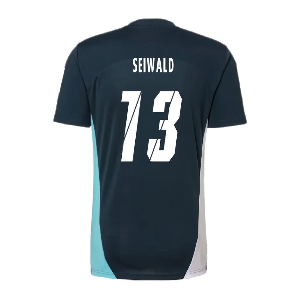 2024-2025 Red Bull Leipzig Training Shirt (Dark Night) (Seiwald 13)_2