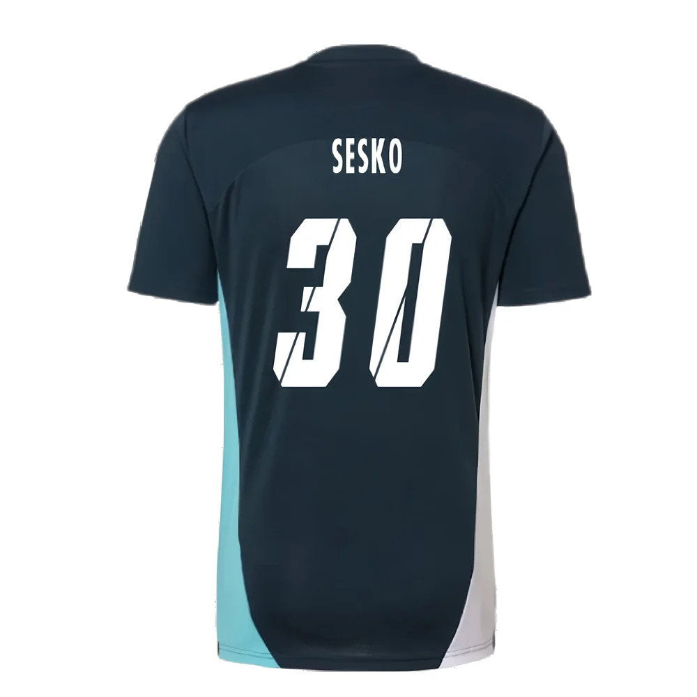 2024-2025 Red Bull Leipzig Training Shirt (Dark Night) (Sesko 30)_2