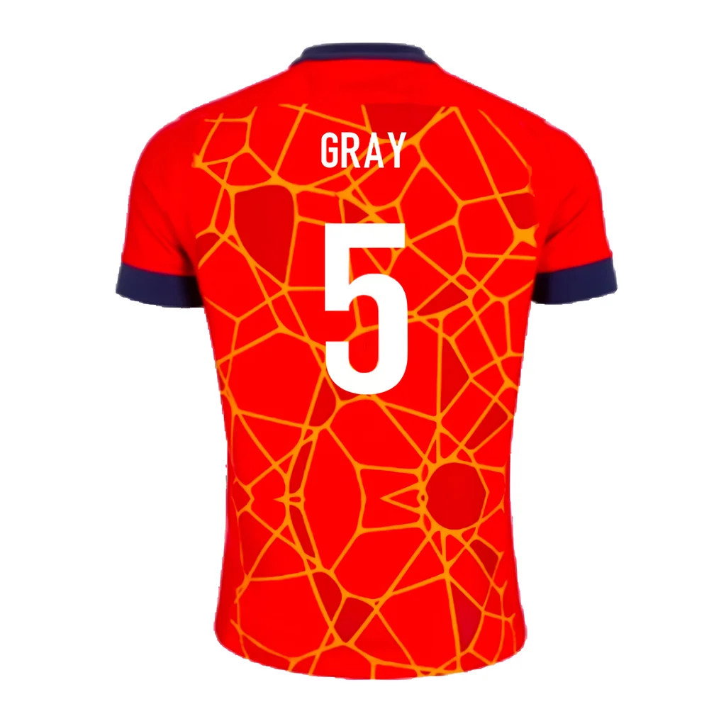 2024-2025 Scotland Rugby Training Jersey (Red) (Gray 5)_2