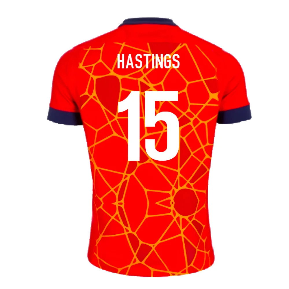 2024-2025 Scotland Rugby Training Jersey (Red) (Hastings 15)_2