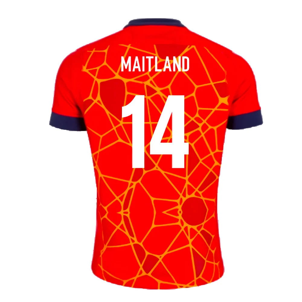 2024-2025 Scotland Rugby Training Jersey (Red) (Maitland 14)_2