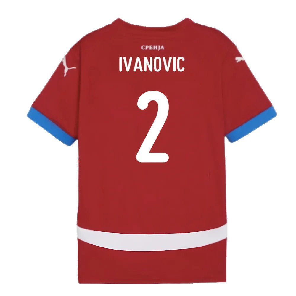 2024-2025 Serbia Home Shirt (Kids) (Ivanovic 2)_2