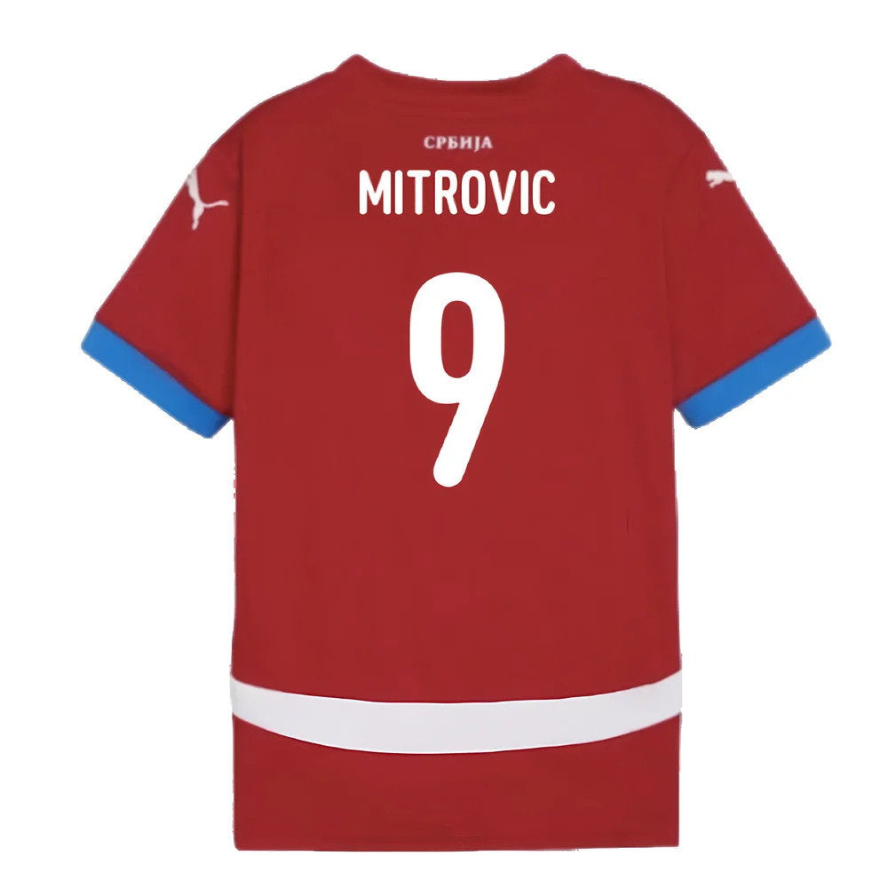 2024-2025 Serbia Home Shirt (Kids) (Mitrovic 9)_2