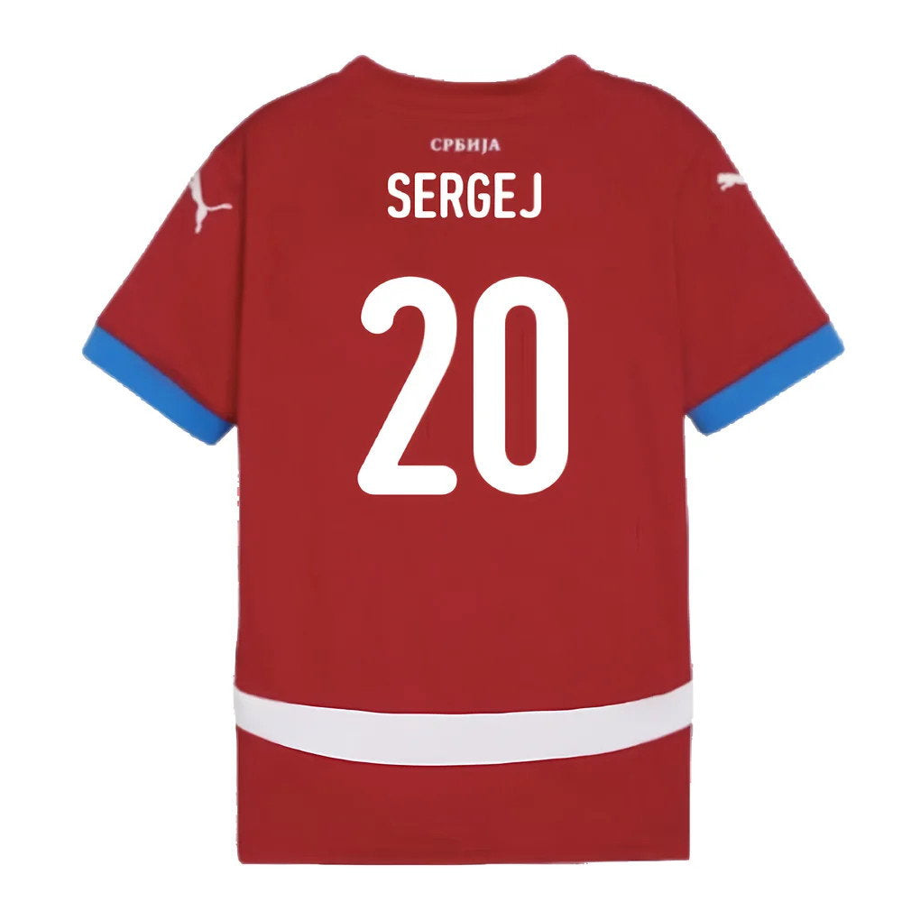 2024-2025 Serbia Home Shirt (Kids) (Sergej 20)_2