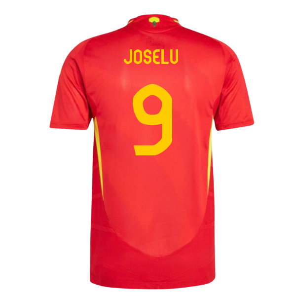 2024-2025 Spain Authentic Home Shirt (Joselu 9)_0
