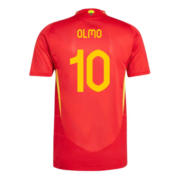 2024-2025 Spain Authentic Home Shirt (Olmo 10)_0