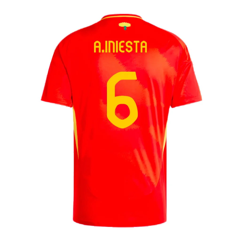 2024-2025 Spain Home Shirt (A.Iniesta 6)_2