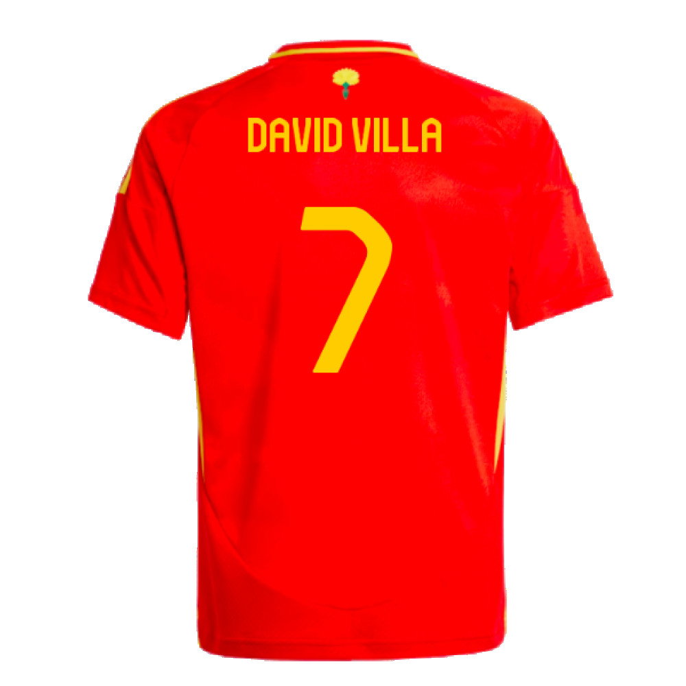 2024-2025 Spain Home Shirt (Kids) (David Villa 7)_2