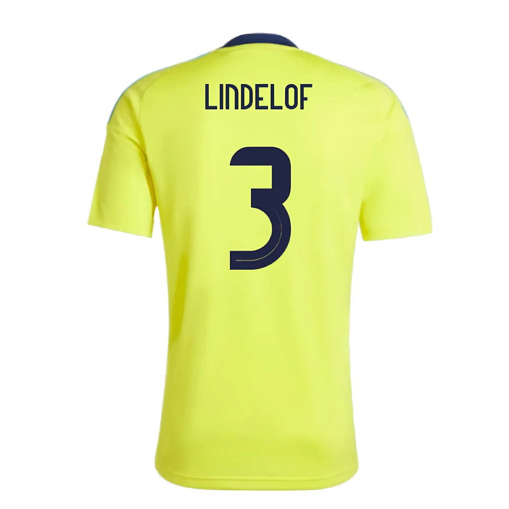 2024-2025 Sweden Home Fan Shirt (LINDELOF 3)_2