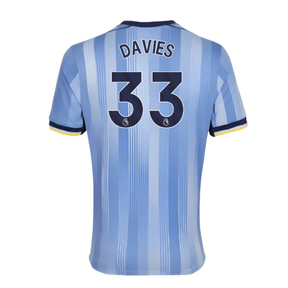 2024-2025 Tottenham Hotspur Away Shirt (Davies 33)_0