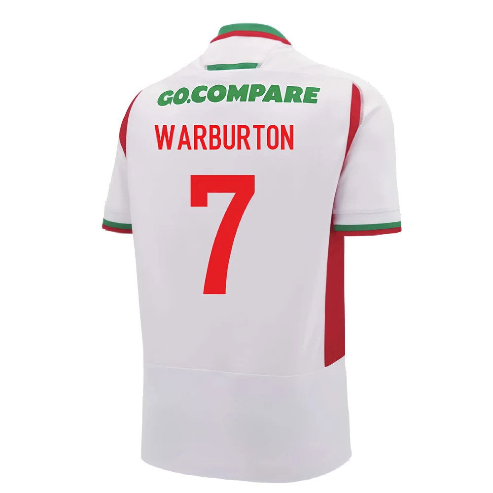 2024-2025 Wales Away Replica Rugby Shirt (Kids) (Warburton 7)_2