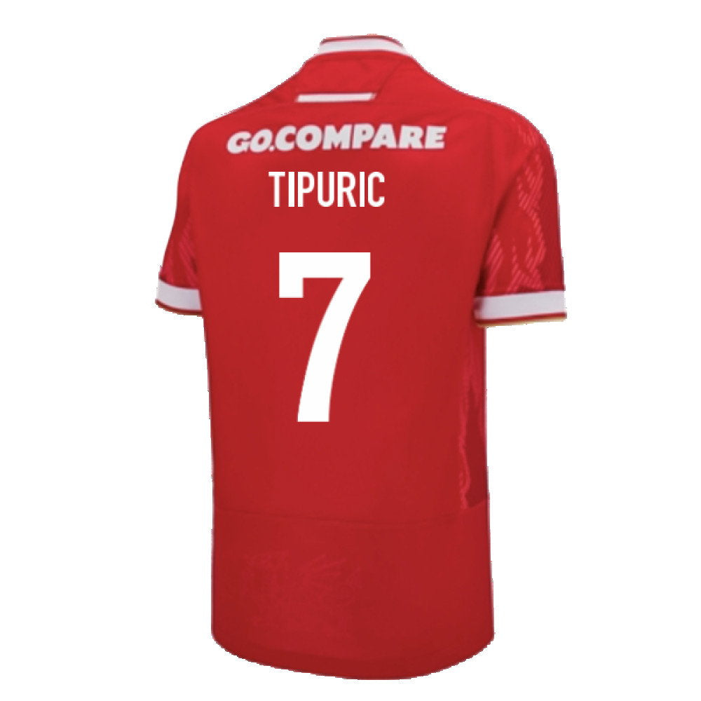 2024-2025 Wales Home Poly Replica Rugby Shirt (Tipuric 7)_2