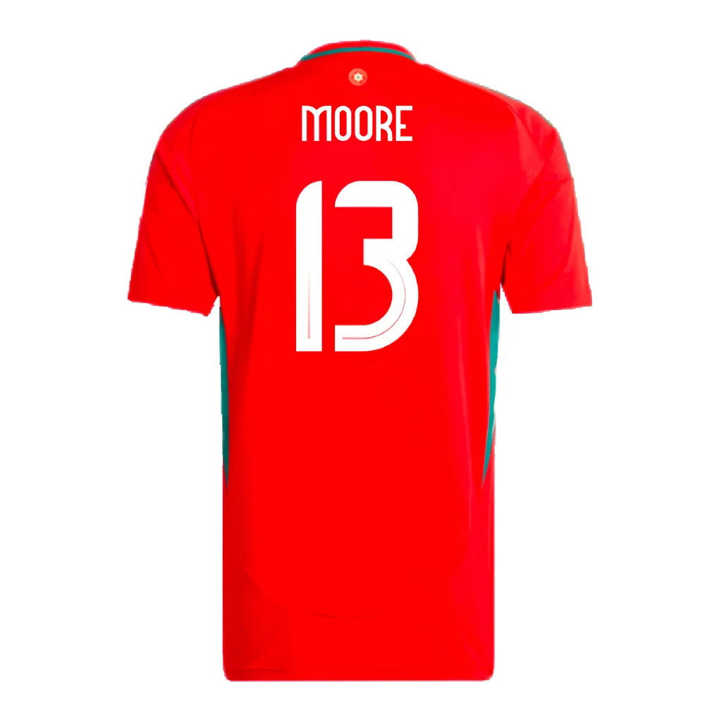 2024-2025 Wales Home Shirt (Moore 13)_2