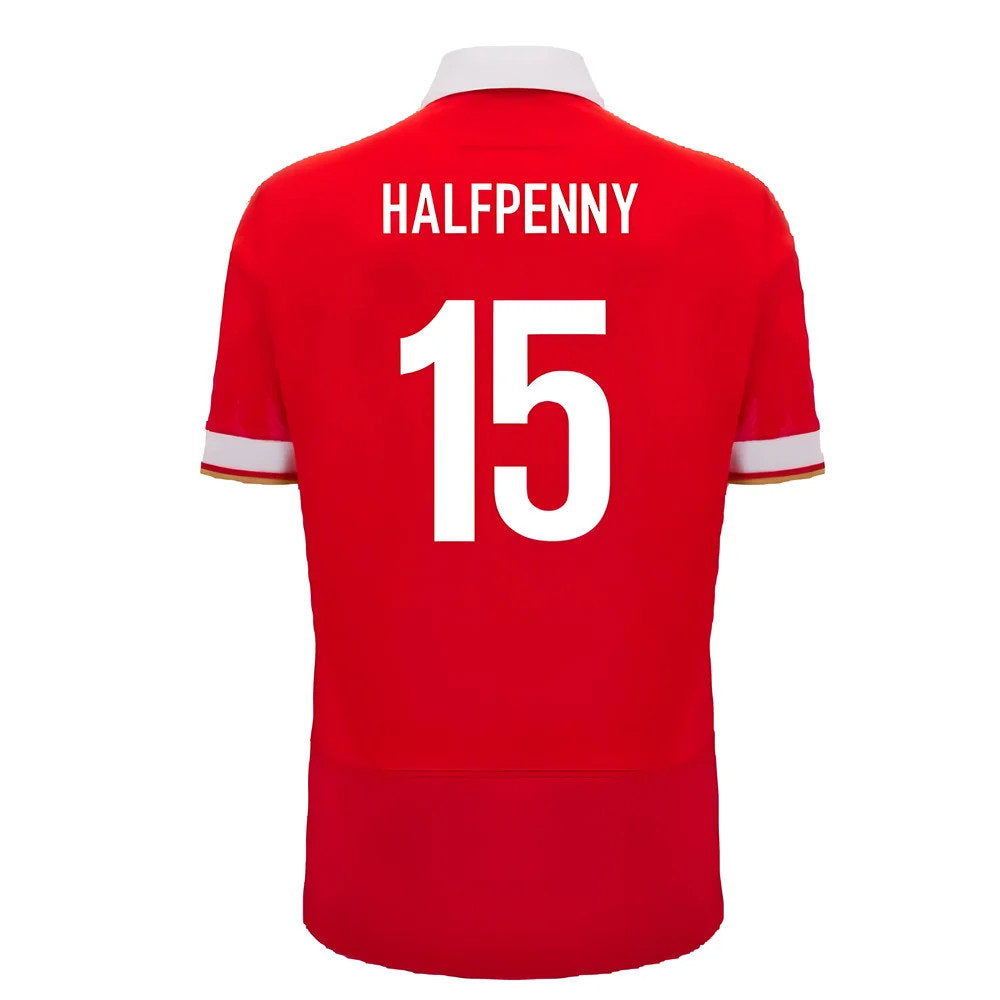2024-2025 Wales WRU Home Cotton Rugby Shirt (Halfpenny 15)_2