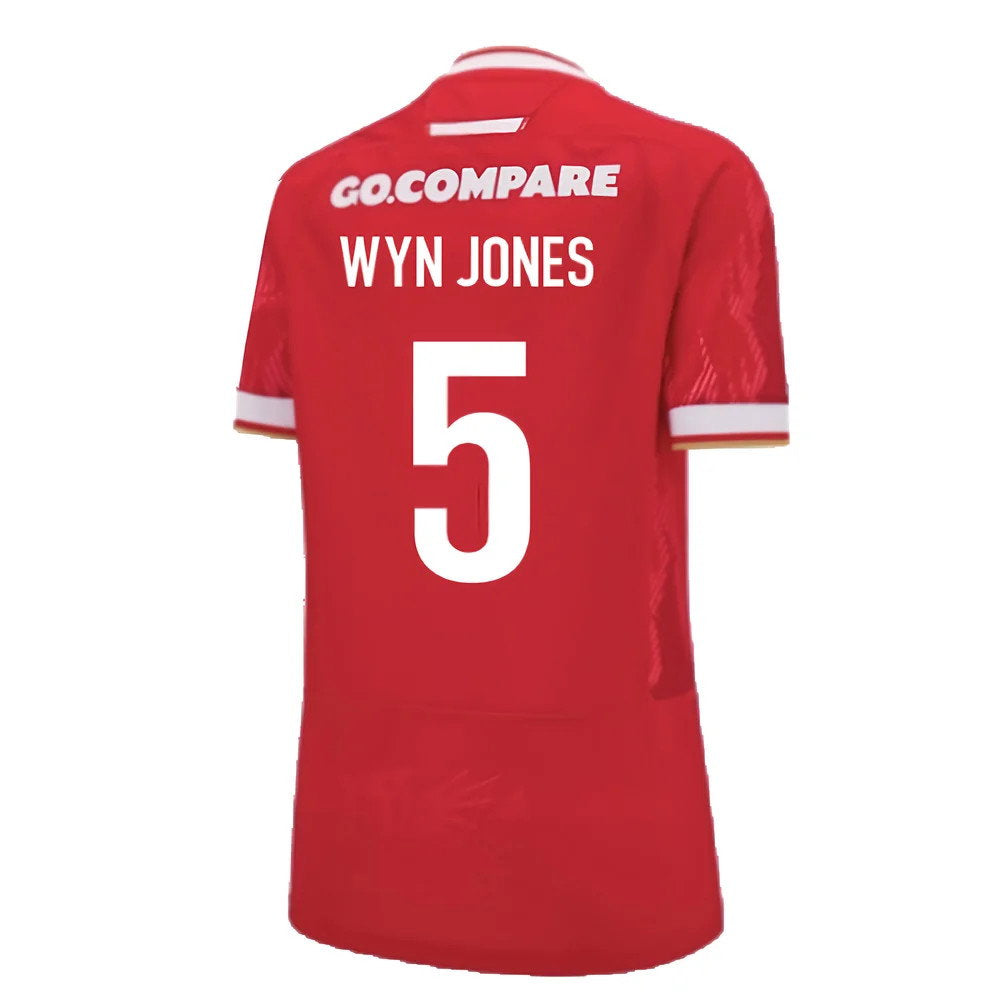 2024-2025 Wales WRU Home Replica Rugby Shirt (Womens) (Wyn Jones 5)_2
