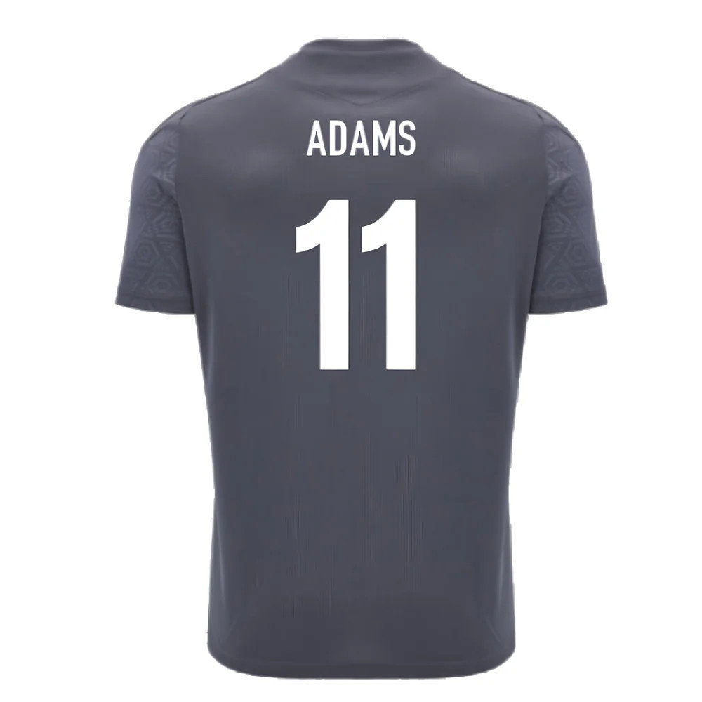 2024-2025 Wales WRU Rugby Training Poly Shirt (Anthracite) - Kids (Adams 11)_2