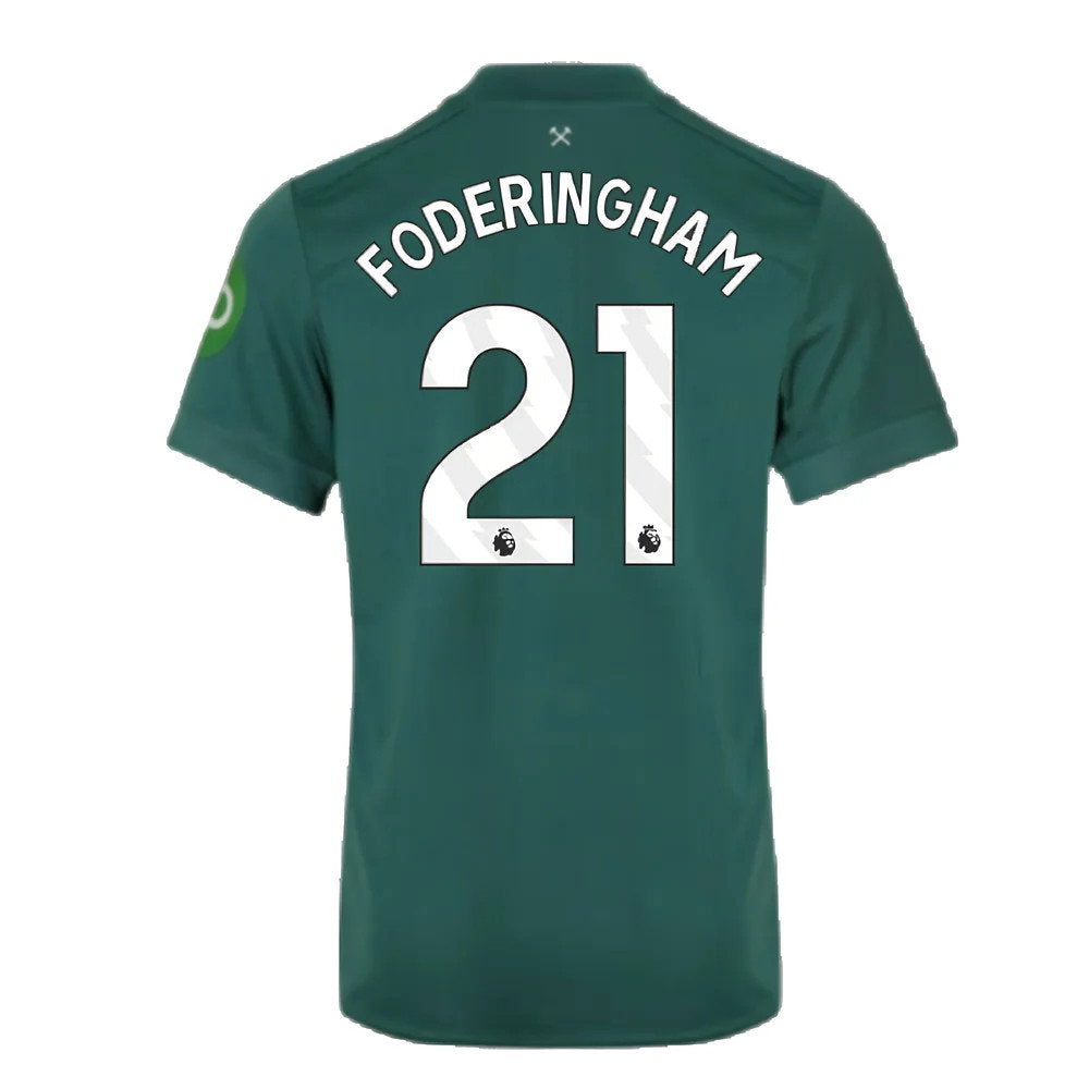2024-2025 West Ham Goalkeeper Shirt (Green) - Kids (Foderingham 21)_2