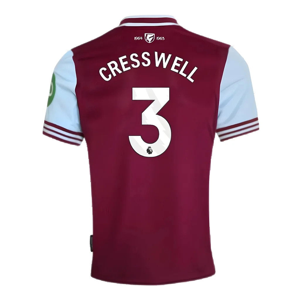 2024-2025 West Ham Home Shirt (Cresswell 3)_2