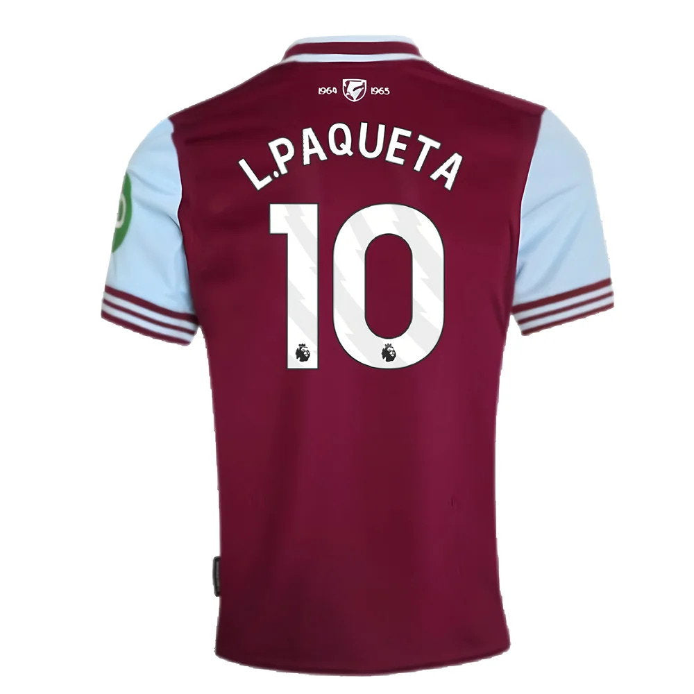 2024-2025 West Ham Home Shirt (L.Paqueta 10)_2