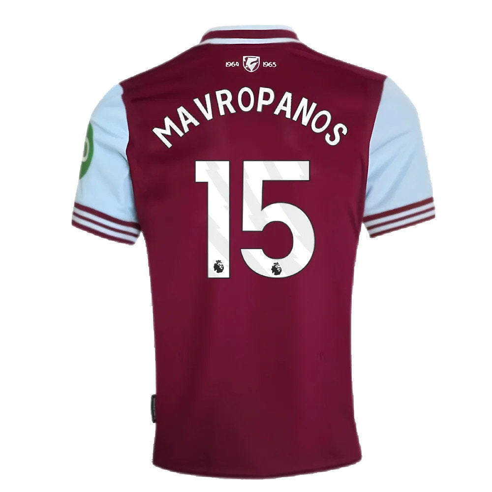 2024-2025 West Ham Home Shirt (Mavropanos 15)_2