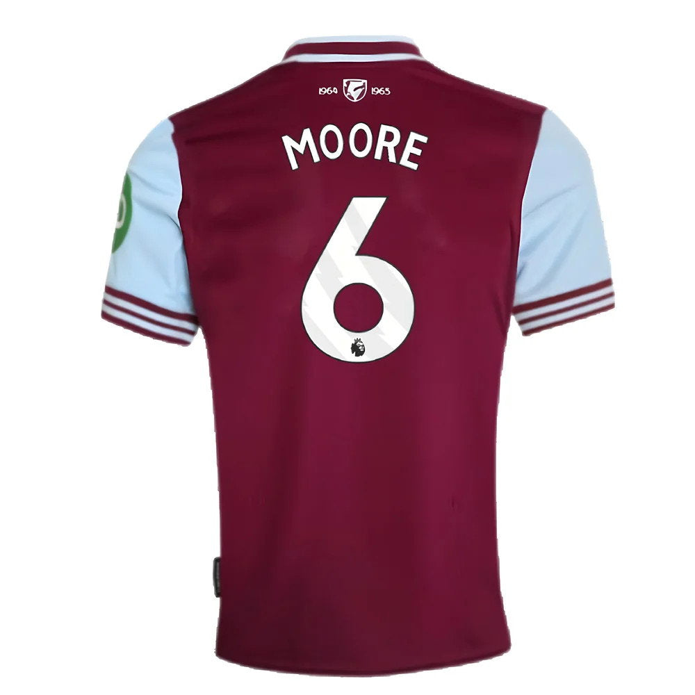 2024-2025 West Ham Home Shirt (Moore 6)_2