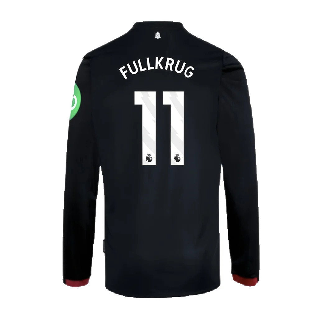 2024-2025 West Ham Long Sleeve Away Shirt (Kids) (Fullkrug 11)_2