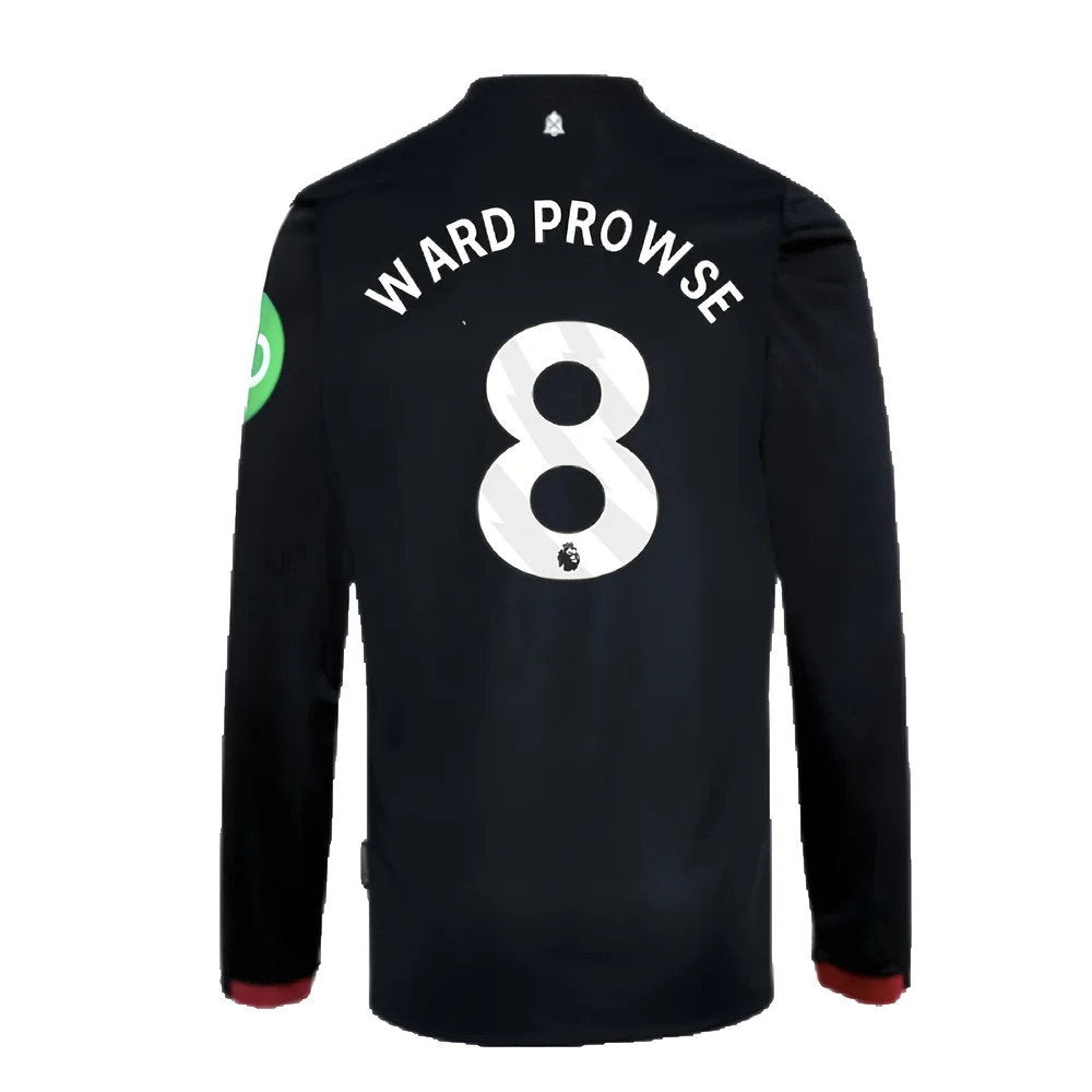 2024-2025 West Ham Long Sleeve Away Shirt (Kids) (Ward Prowse 8)_2