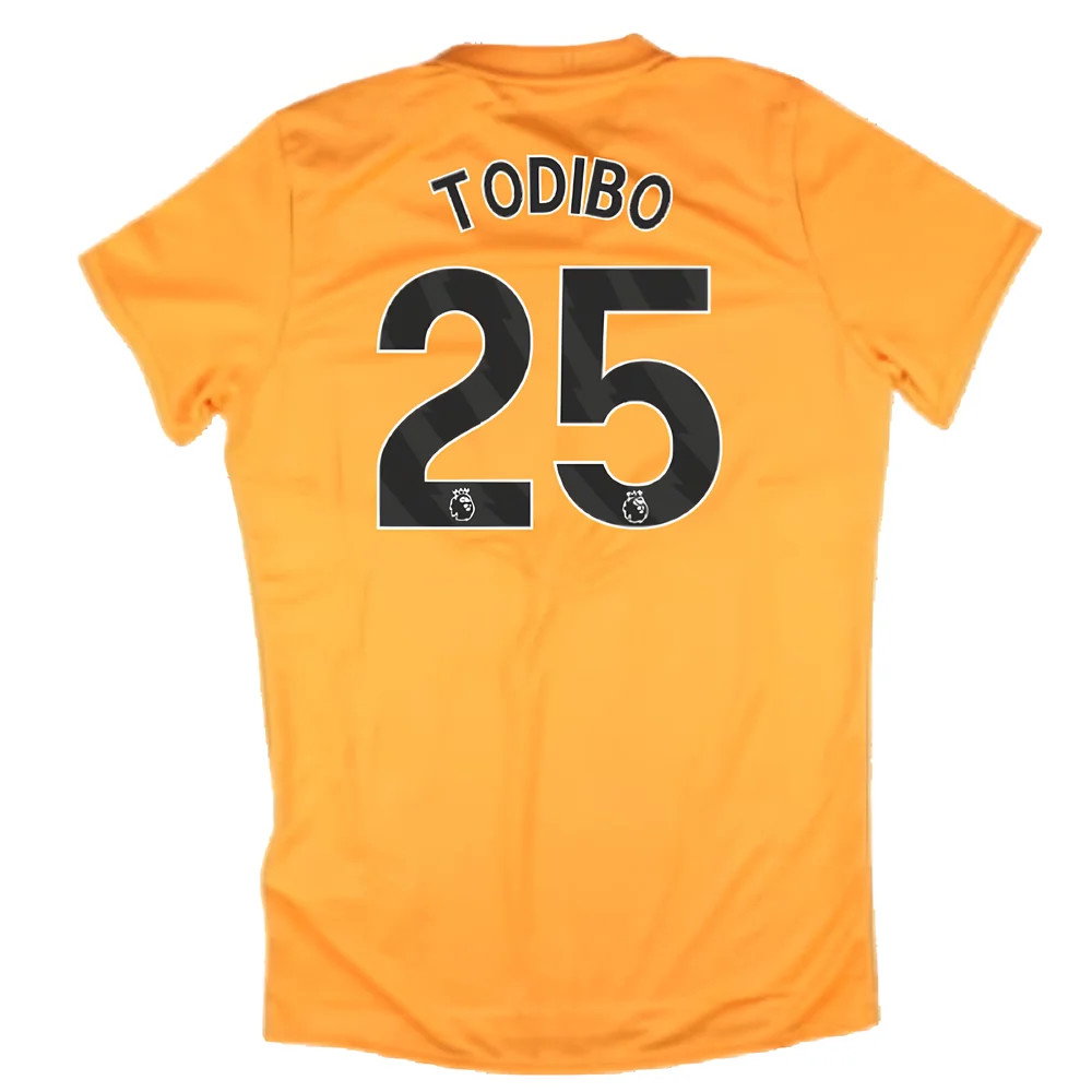 2024-2025 West Ham Training Jersey (Orange) - Kids (Todibo 25)_2