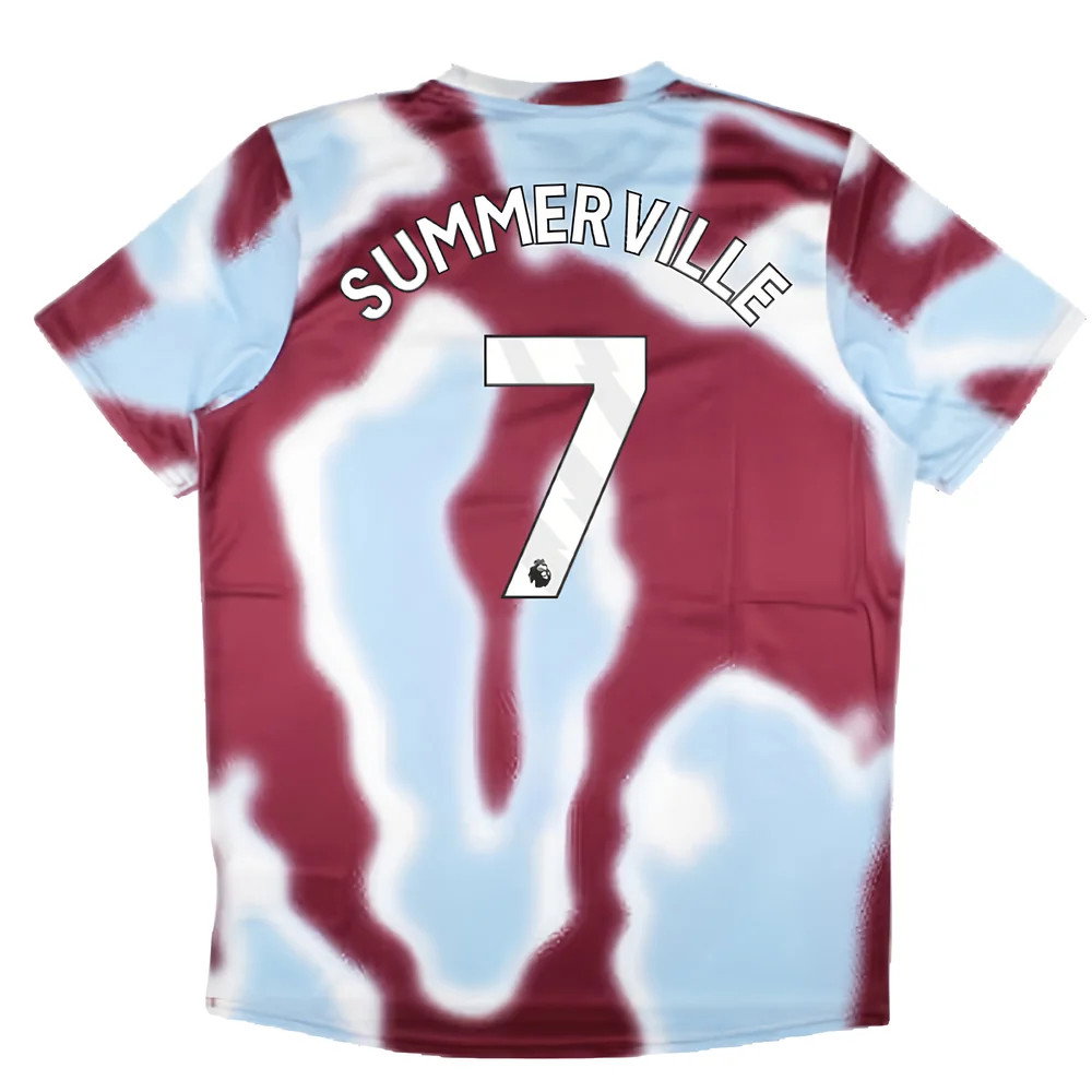 2024-2025 West Ham Warm Up Jersey (New Claret) (Summerville 7)_2