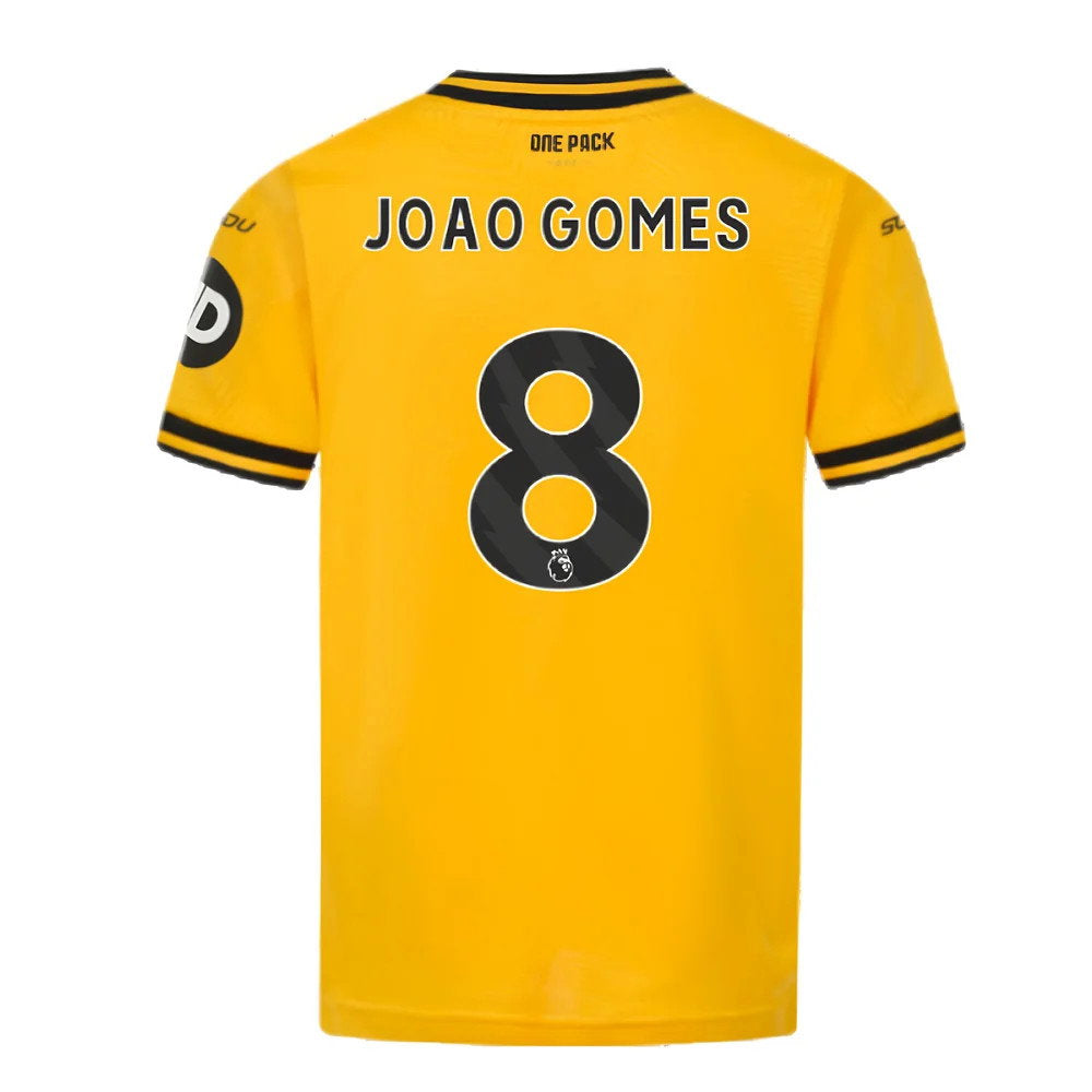 2024-2025 Wolves Home Shirt (Kids) (Joao Gomes 8)_2