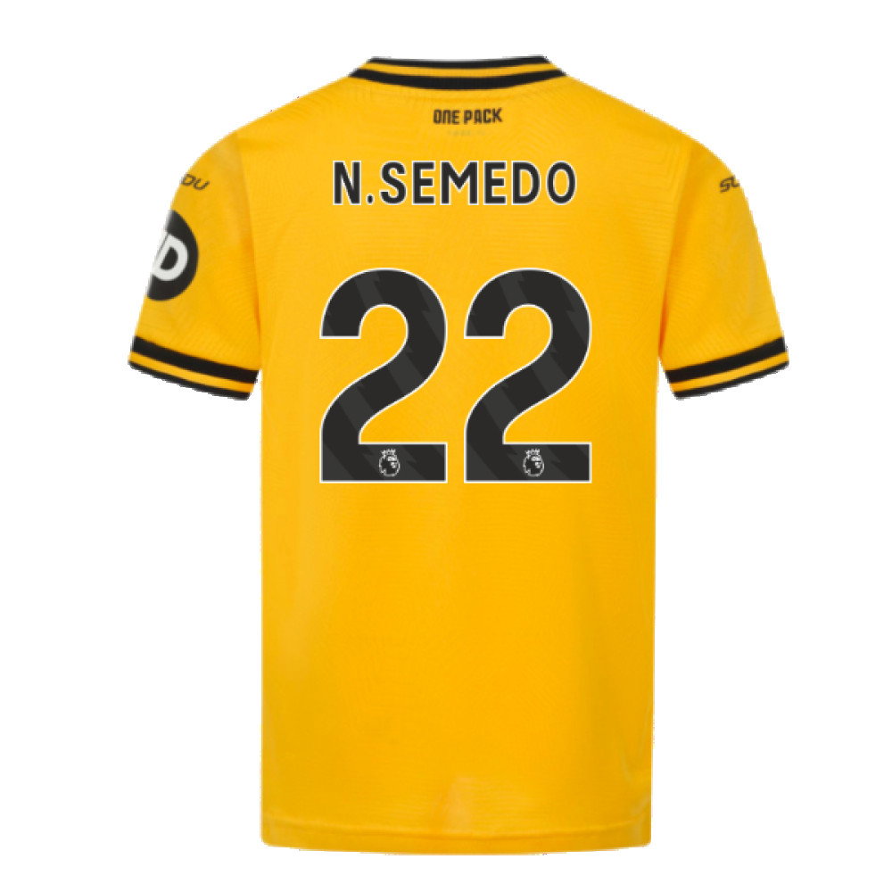 2024-2025 Wolves Home Shirt (Kids) (N.Semedo 22)_2