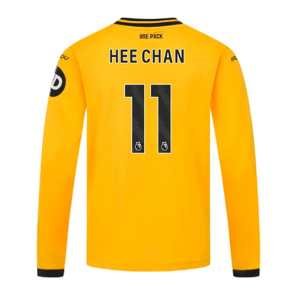 2024-2025 Wolves Long Sleeve Home Shirt (Kids) (Hee Chan 11)_2