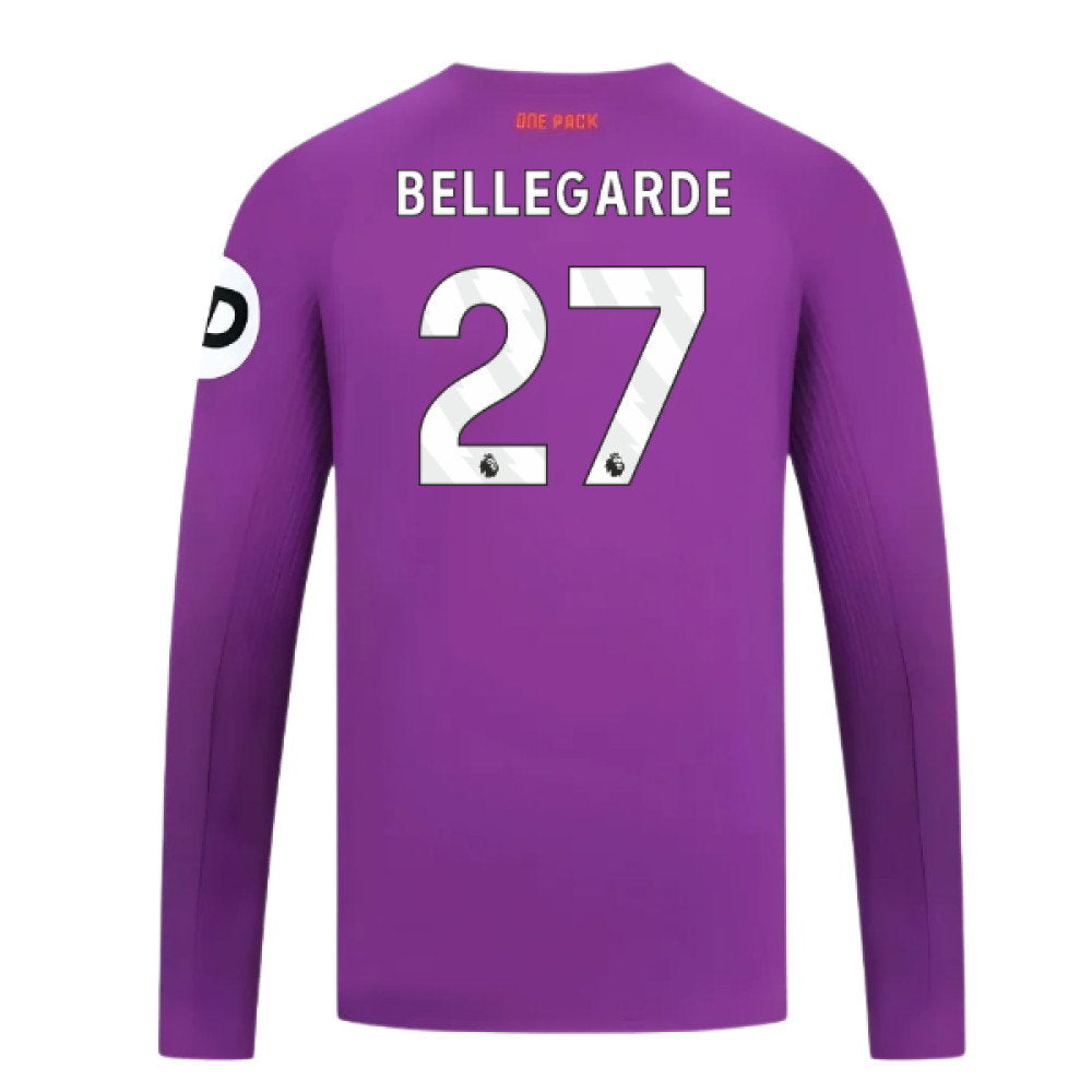 2024-2025 Wolves Long Sleeve Third Shirt (Bellegarde 27)_0
