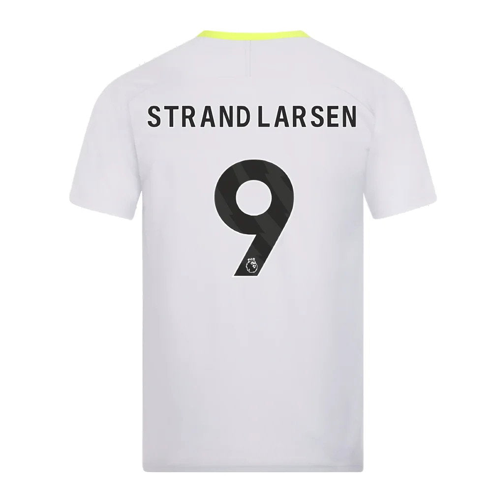 2024-2025 Wolves Players Training Shirt (Grey) (Strand Larsen 9)_2
