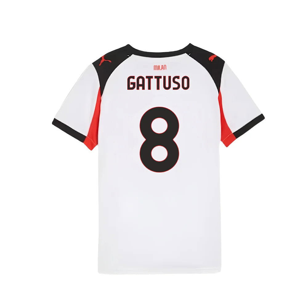 2025-2026 AC Milan Away Shirt (Kids) (Gattuso 8)_0