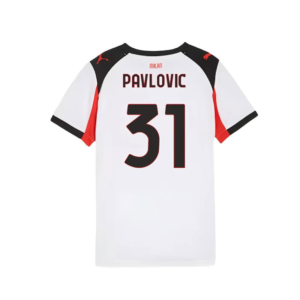 2025-2026 AC Milan Away Shirt (Kids) (Pavlovic 31)_0