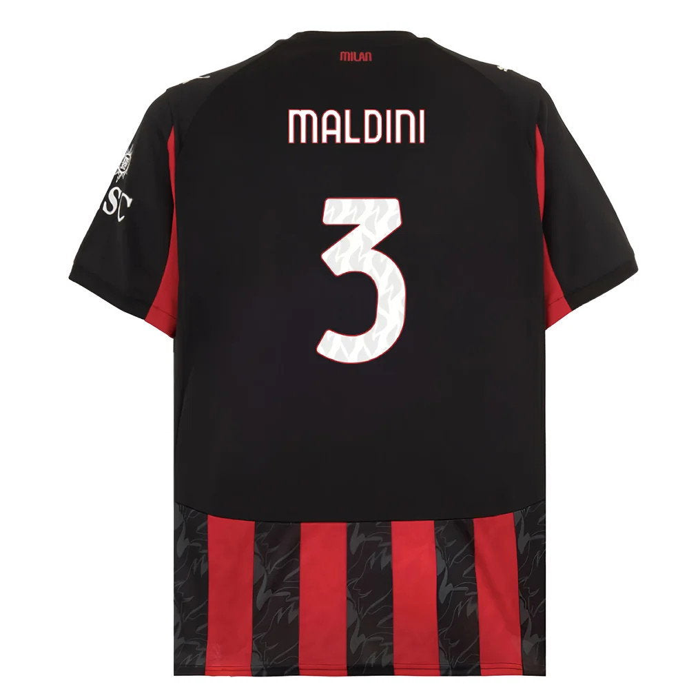 2025-2026 AC Milan Home Shirt (Maldini 3)_0