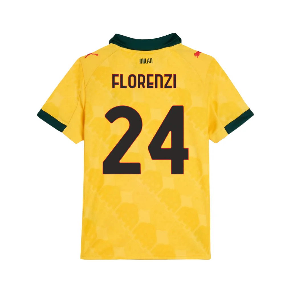 2025-2026 AC Milan Third Shirt (Kids) (Florenzi 24)_0