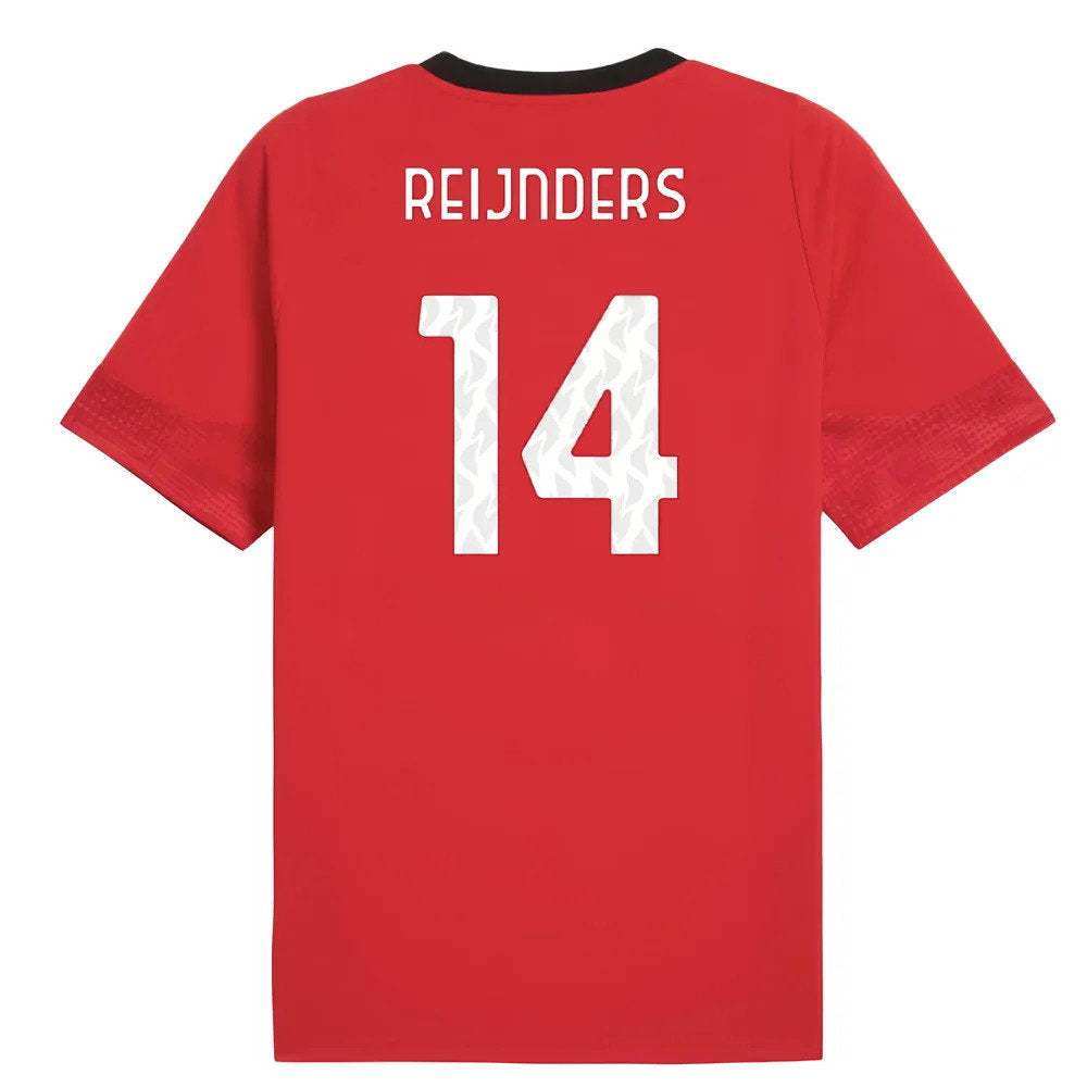 2025-2026 AC Milan Training Jersey (Red) (Reijnders 14)_0