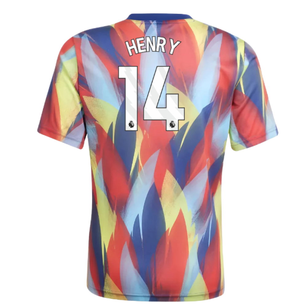 2025-2026 Arsenal Pre-Match Shirt (Victory Blue) - Kids (Henry 14)_0