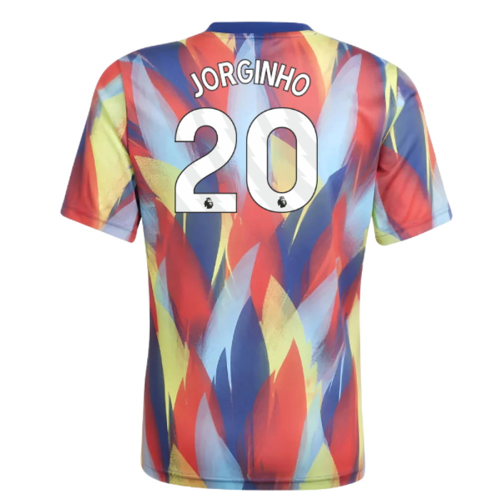 2025-2026 Arsenal Pre-Match Shirt (Victory Blue) - Kids (Jorginho 20)_0