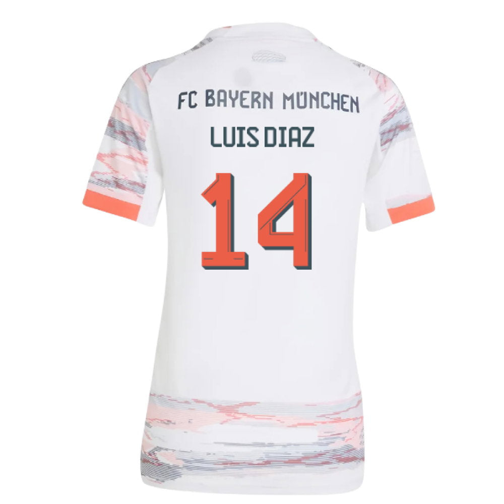 2025-2026 Bayern Munich Away Shirt (Womens) (Luis Diaz 14)_0
