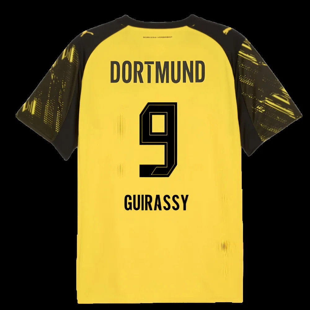 2025-2026 Borussia Dortmund Home Shirt (Guirassy 9)_0