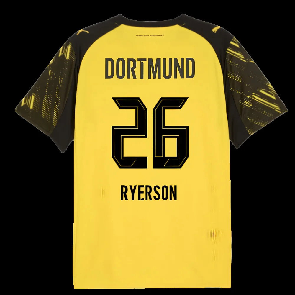 2025-2026 Borussia Dortmund Home Shirt (Ryerson 26)_0