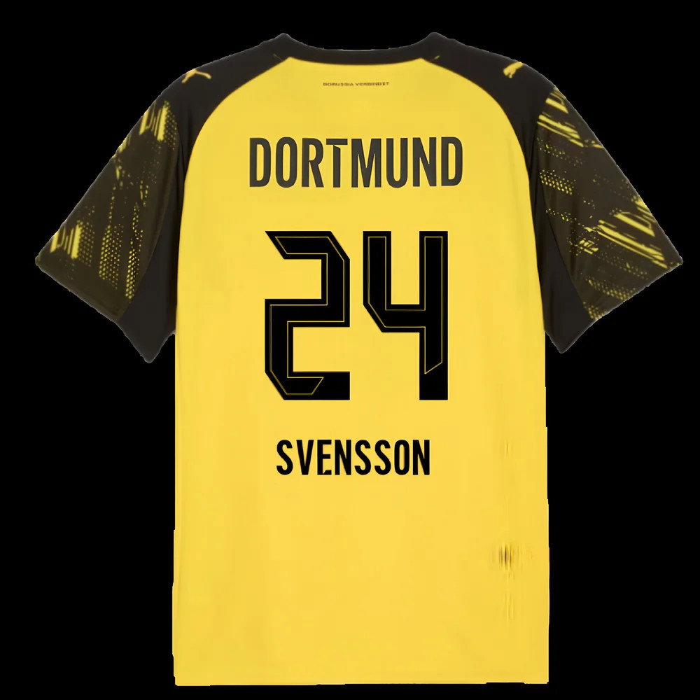 2025-2026 Borussia Dortmund Home Shirt (Svensson 24)_0