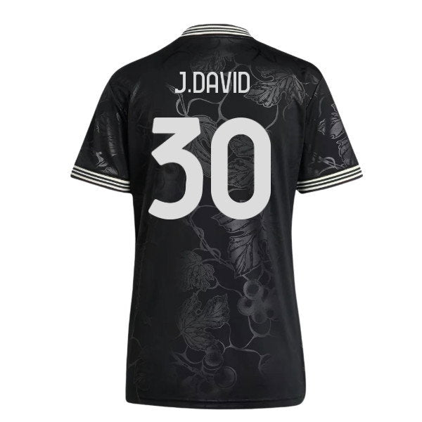 2025-2026 Juventus Third Shirt (Womens) (J.David 30)_0