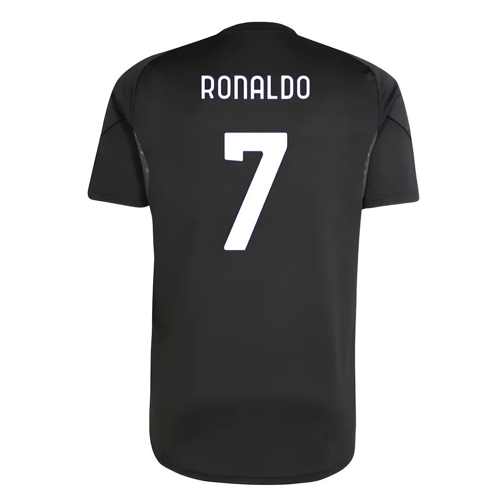 2025-2026 Juventus Training Shirt (Black) (Ronaldo 7)_0